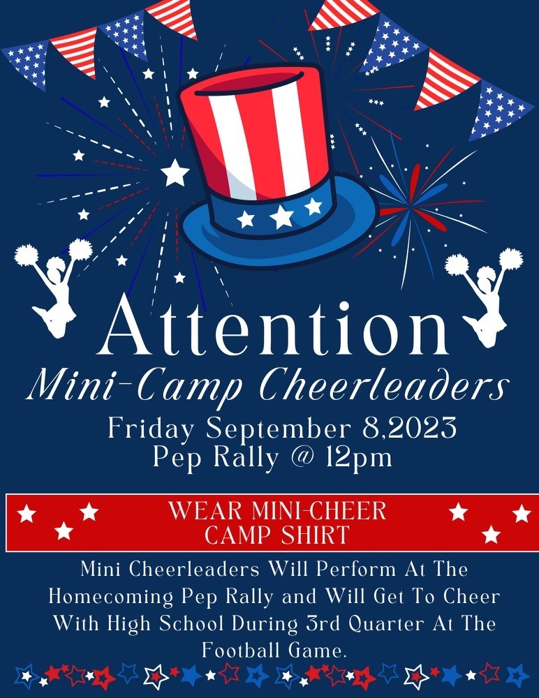 Attention mini-sheer camp cheeleaders